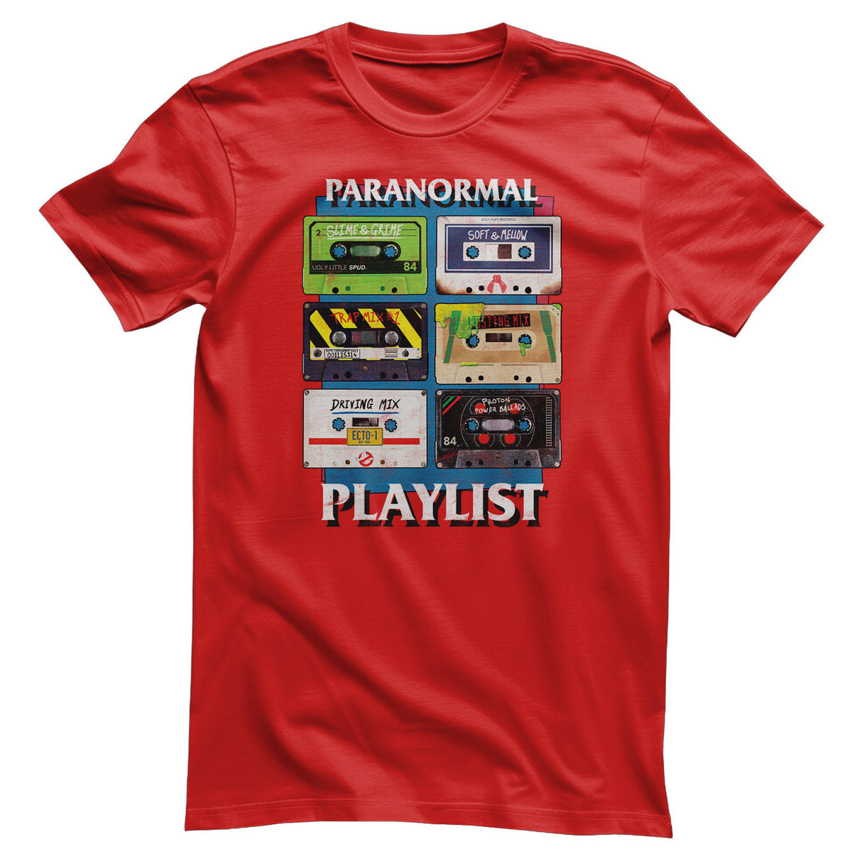 Ghostbusters - Paranormal Playlist Mens T-Shirt