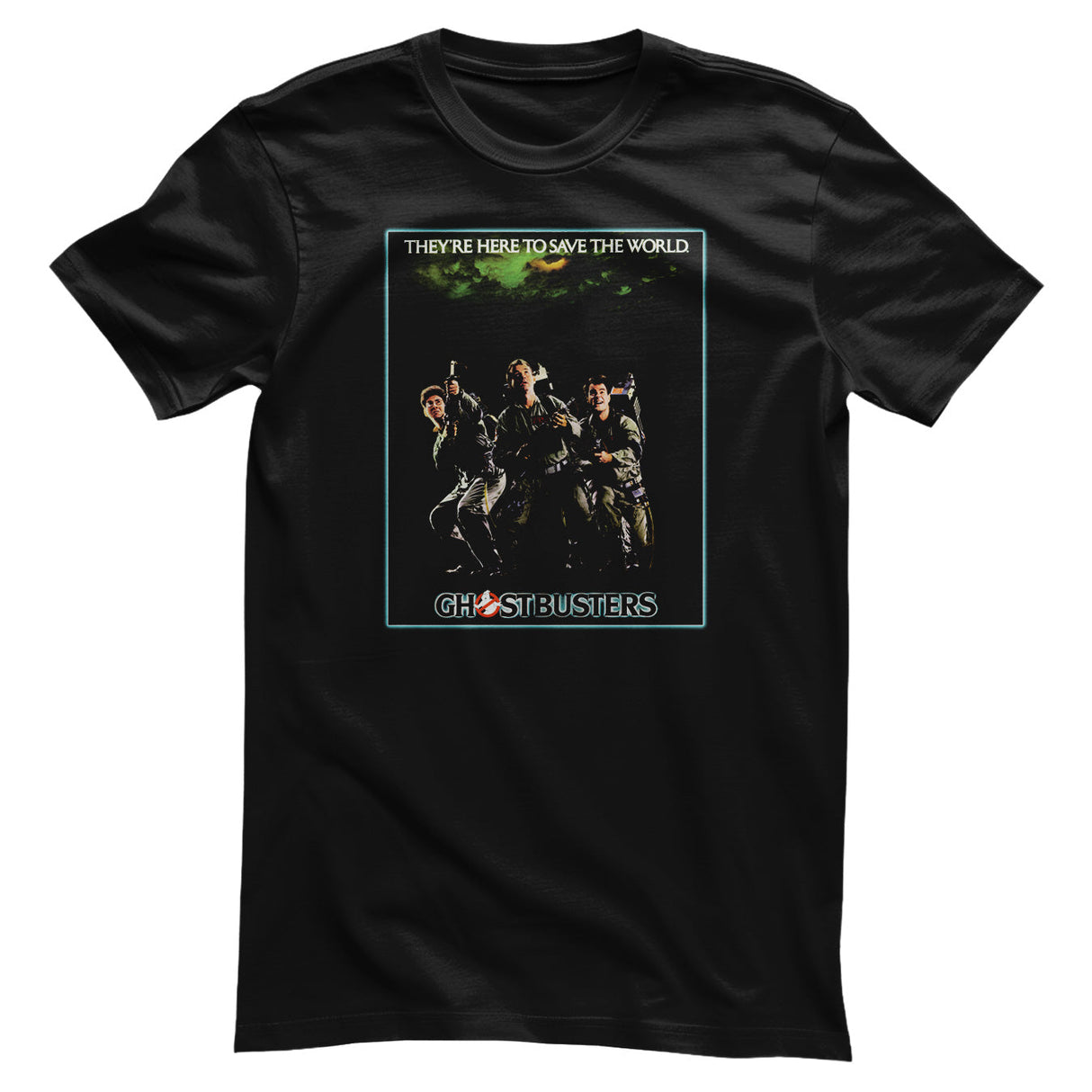 Ghostbusters - Here To Save The World Poster Mens T-Shirt