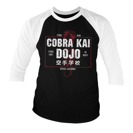Cobra Kai - Dojo T-Shirt Baseball 3/4 Sleeve T-Shirt