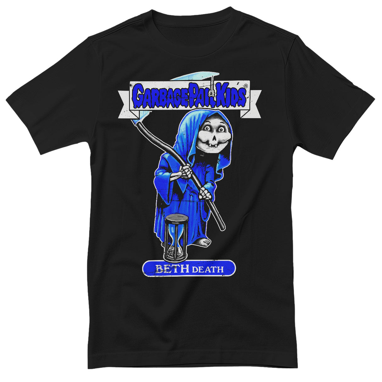Garbage Pail Kids - Beth Death T-Shirt showcasing - Beth Death design