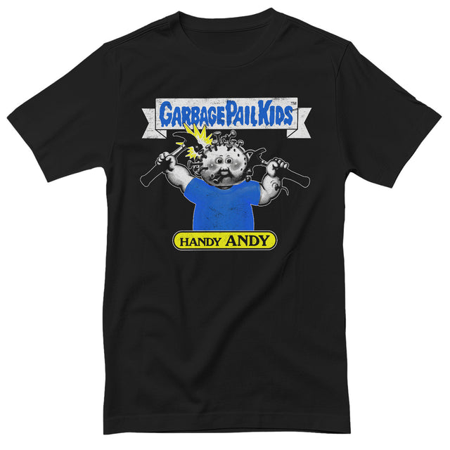 Garbage Pail Kids - Handy Andy T-Shirt showcasing - Handy Andy design