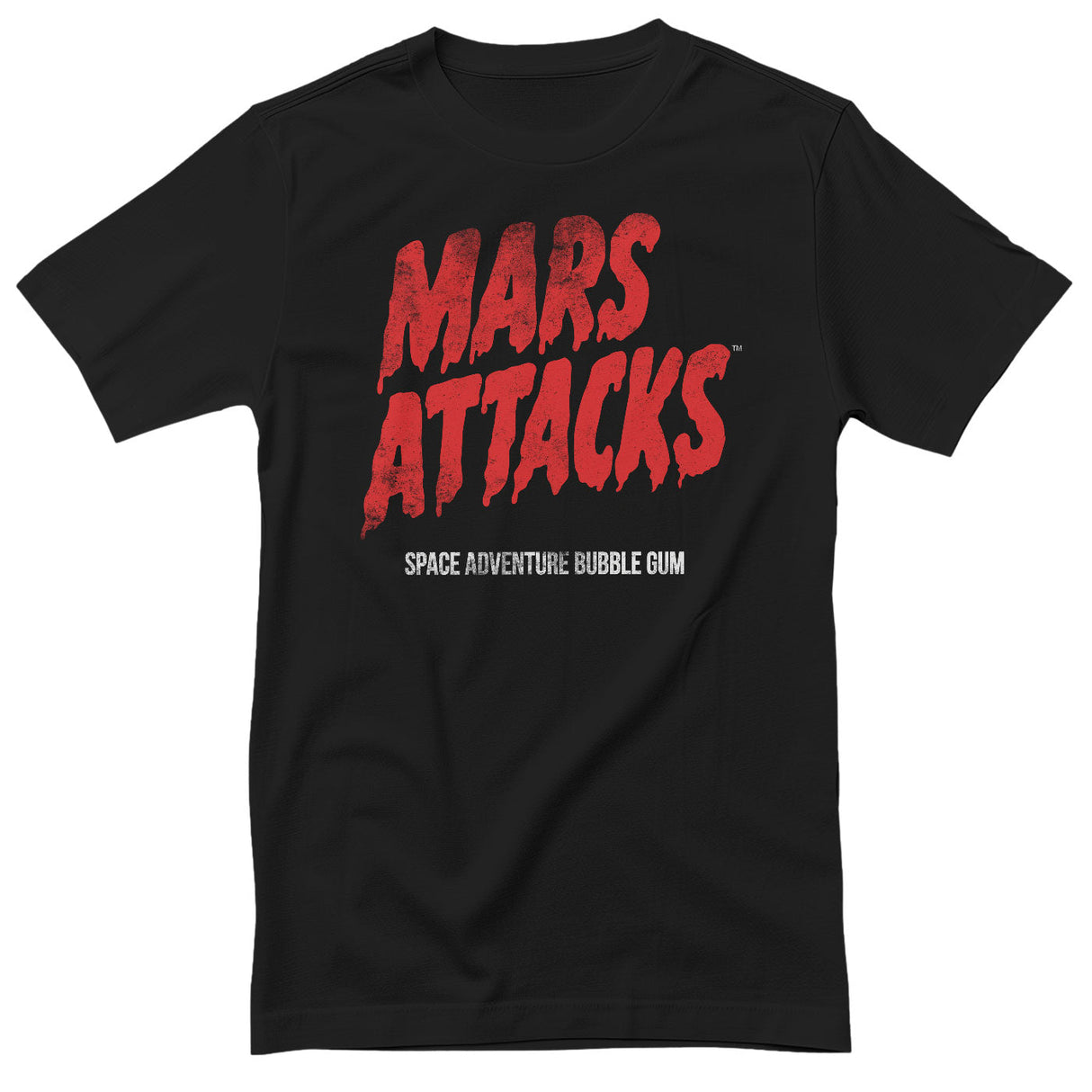 Mars Attacks Distressed Logo T-Shirt showcasing Distressed Logo design