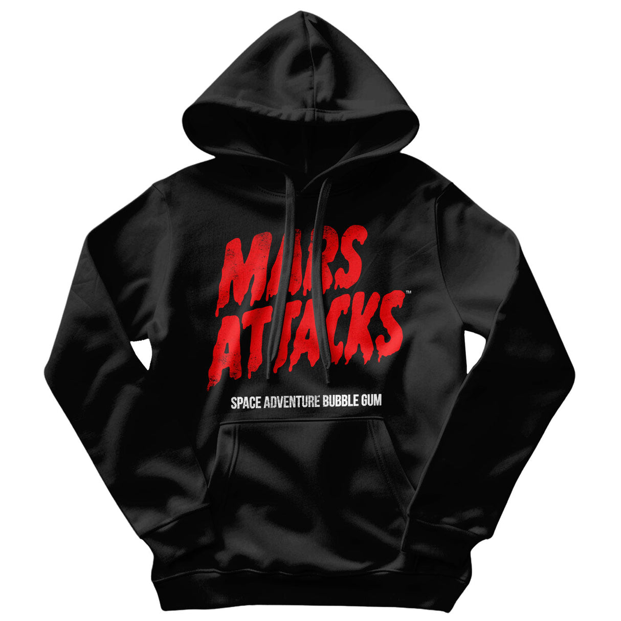Mars Attacks Distressed Logo Hoodie showcasing Distressed Logo design
