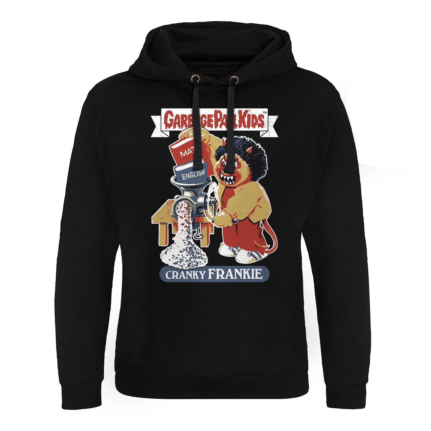 Garbage Pail Kids - Cranky Frankie Epic Hoodie showcasing - Cranky Frankie design