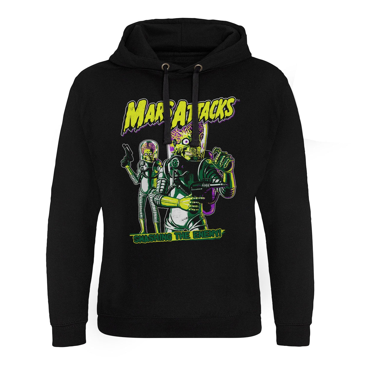 Mars Attacks - Smashing The Enemy Epic Hoodie showcasing - Smashing The Enemy design