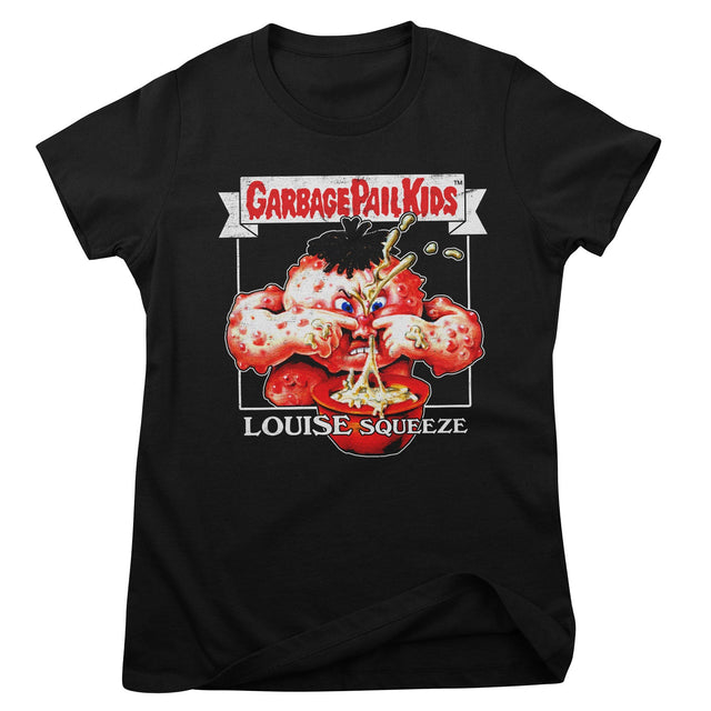 Garbage Pail Kids - Louise Squeeze Girly Tee showcasing - Louise Squeeze design