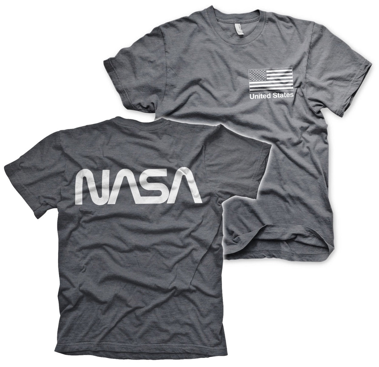 NASA - Black Flag Mens T-Shirt