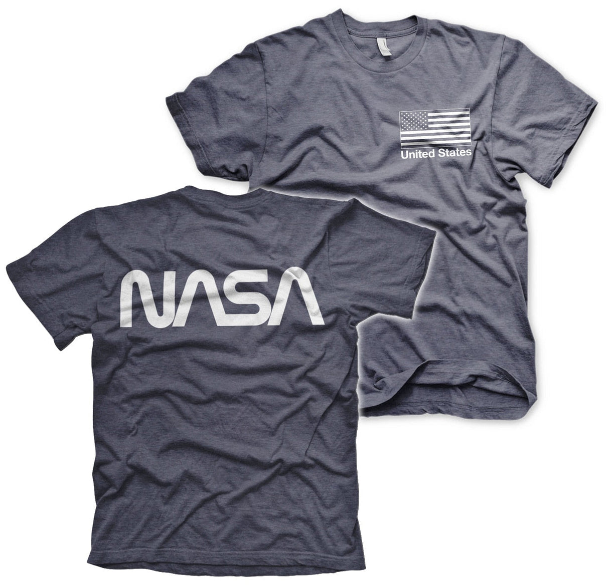 NASA - Black Flag Mens T-Shirt