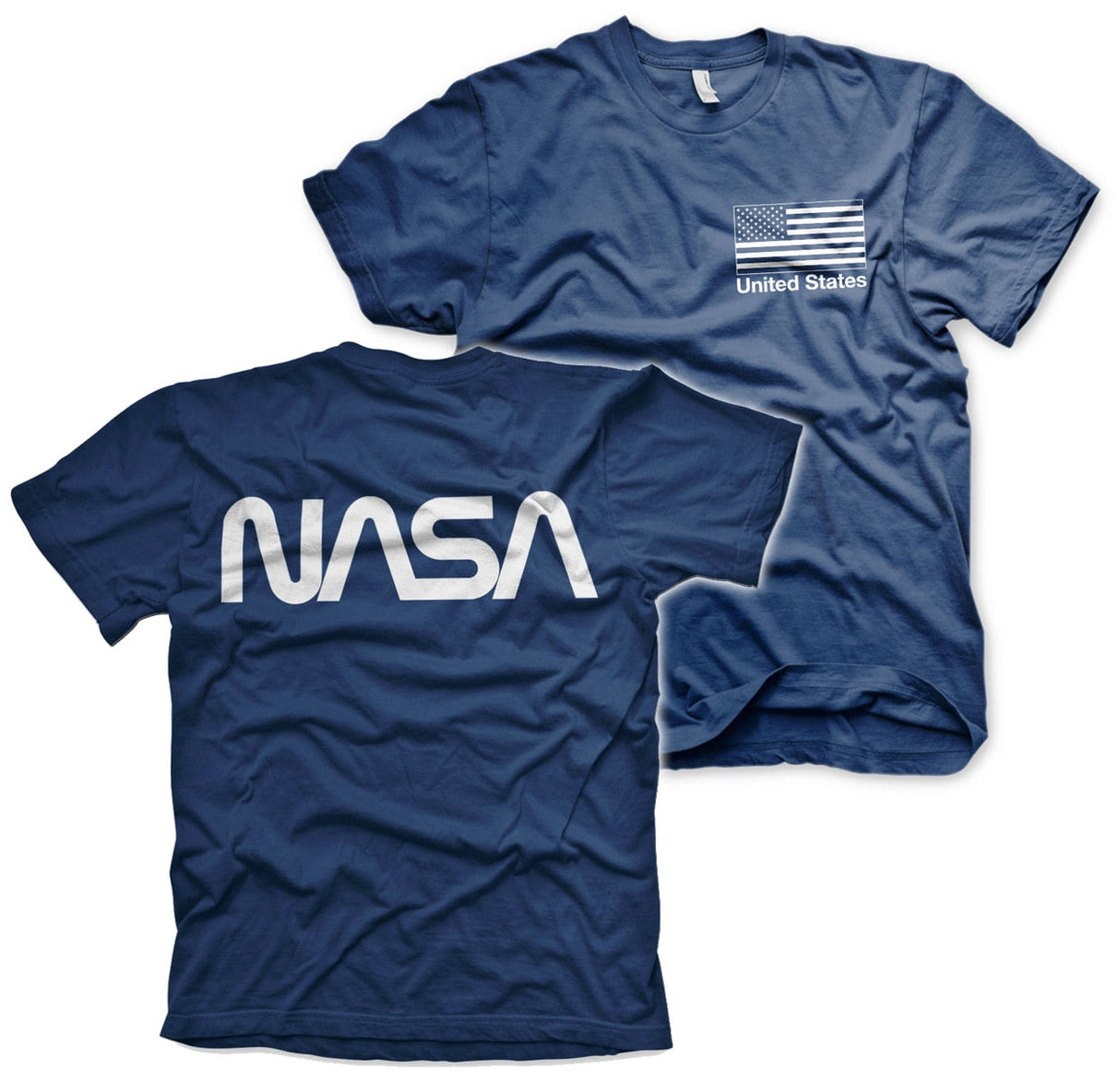 NASA - Black Flag Mens T-Shirt