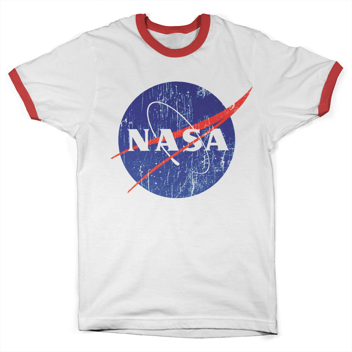 NASA - Washed Insignia Ringer Mens T-Shirt