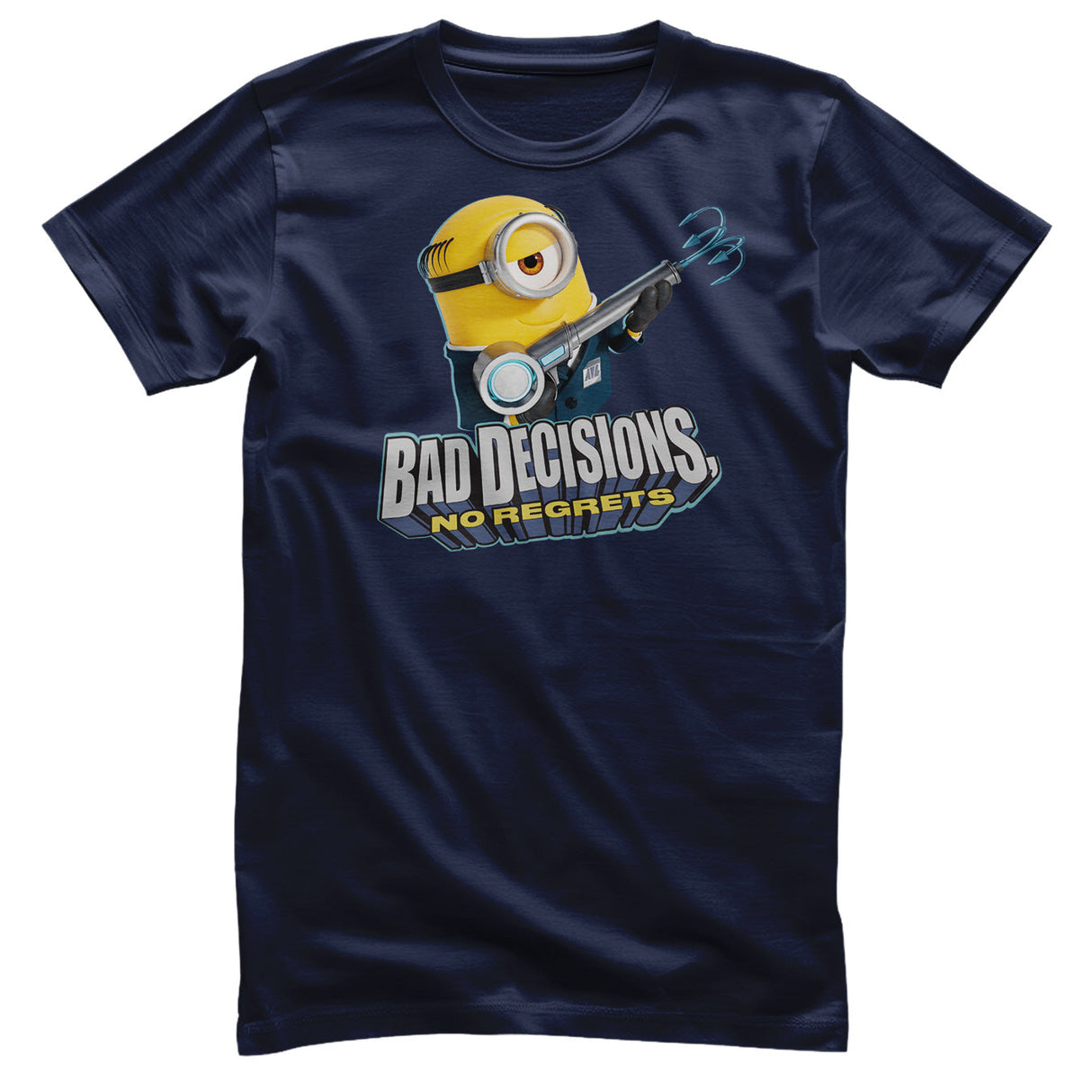 Minions - Bad Decisions No Regrets Mens T-Shirt