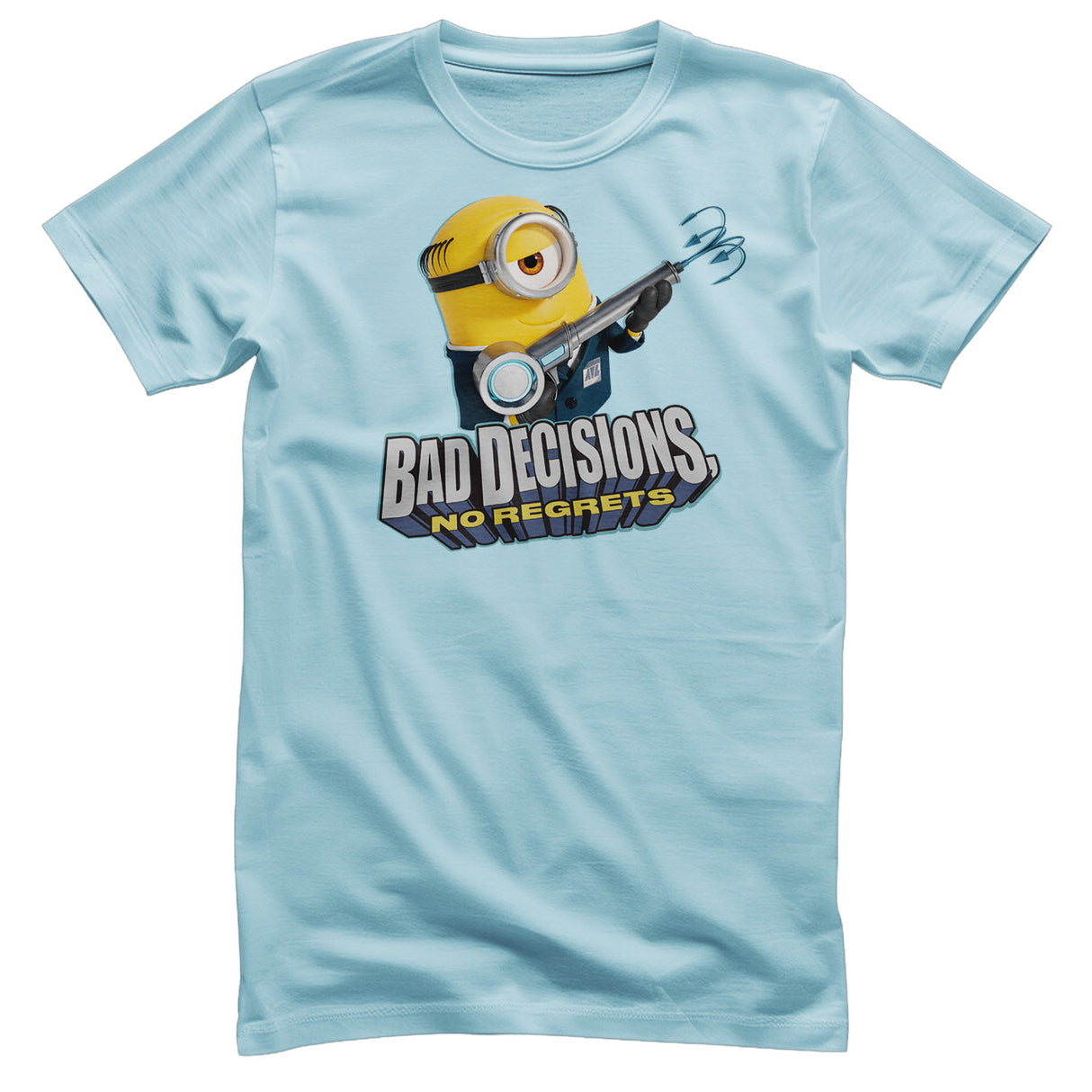 Minions - Bad Decisions No Regrets Mens T-Shirt