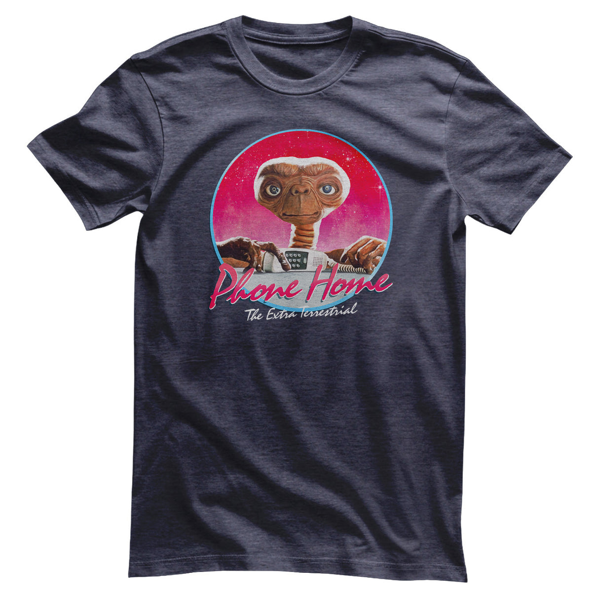 E.T. - Phone Home Retro Circle Mens T-Shirt