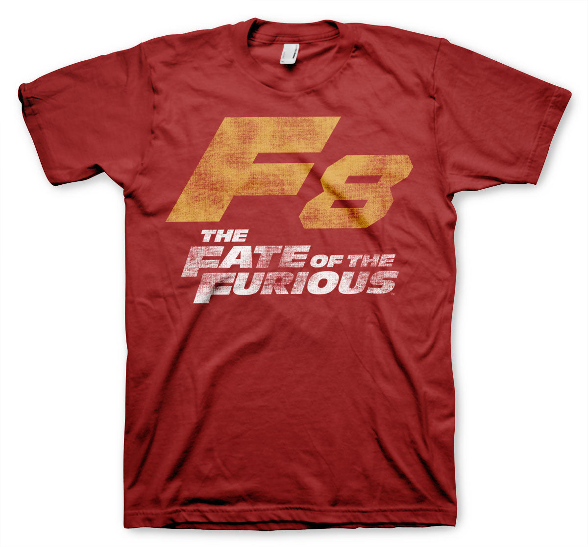 Fast & Furious - F8 Distressed Logo Mens T-Shirt