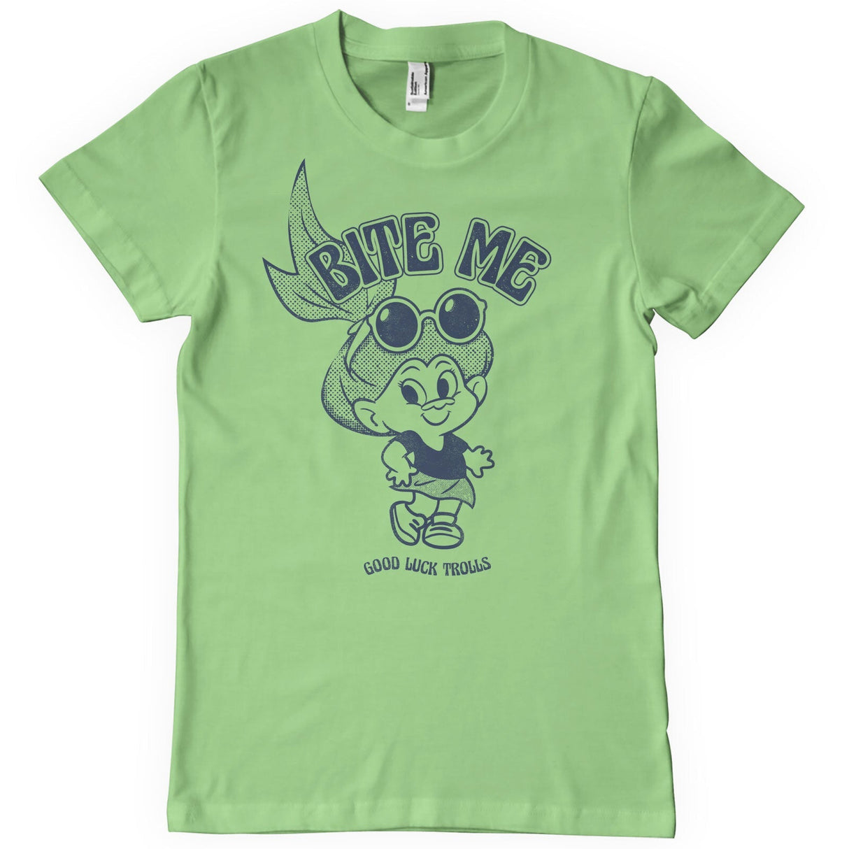 Good Luck Trolls - Bite Me Mens T-Shirt