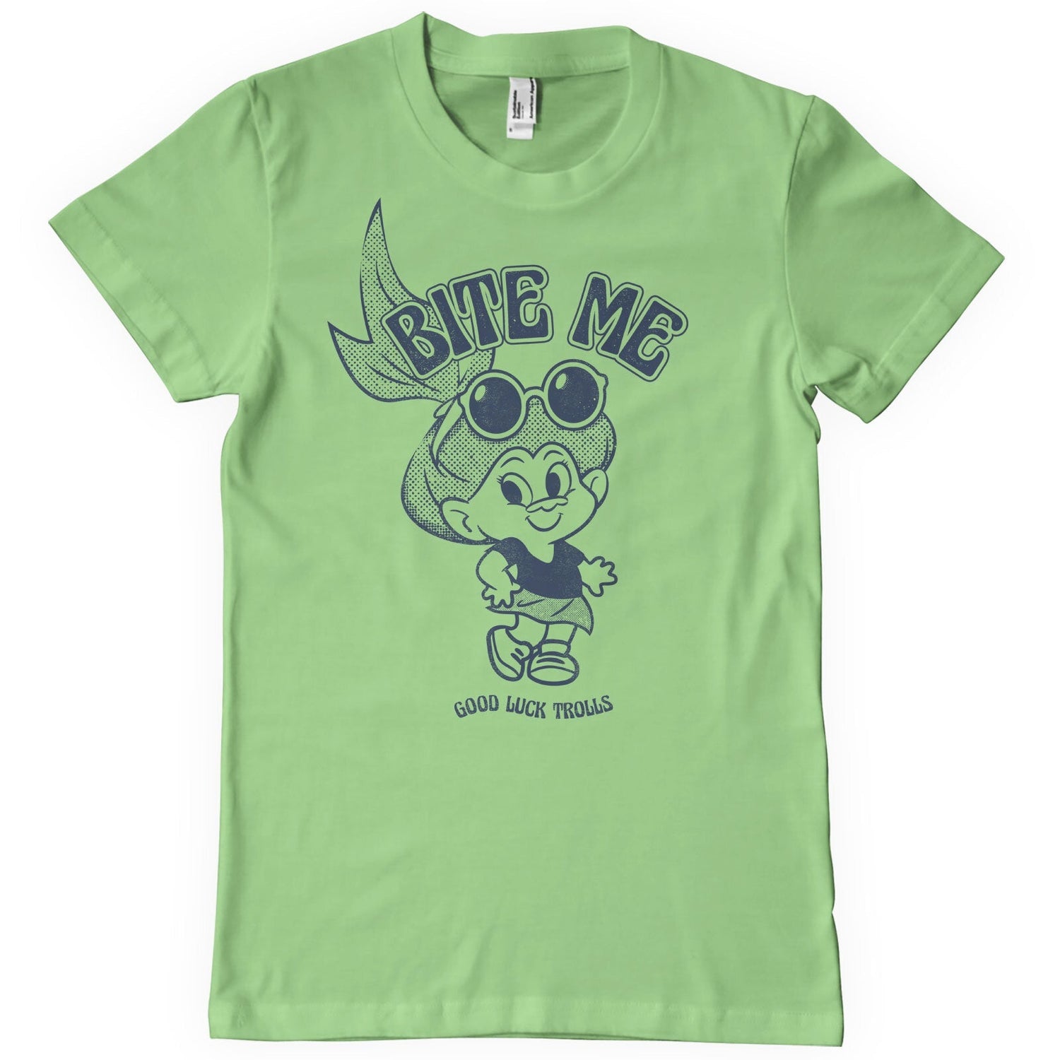 Good Luck Trolls - Bite Me Mens T-Shirt