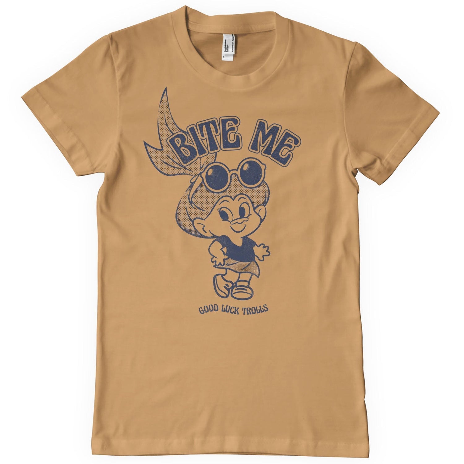 Good Luck Trolls - Bite Me Mens T-Shirt