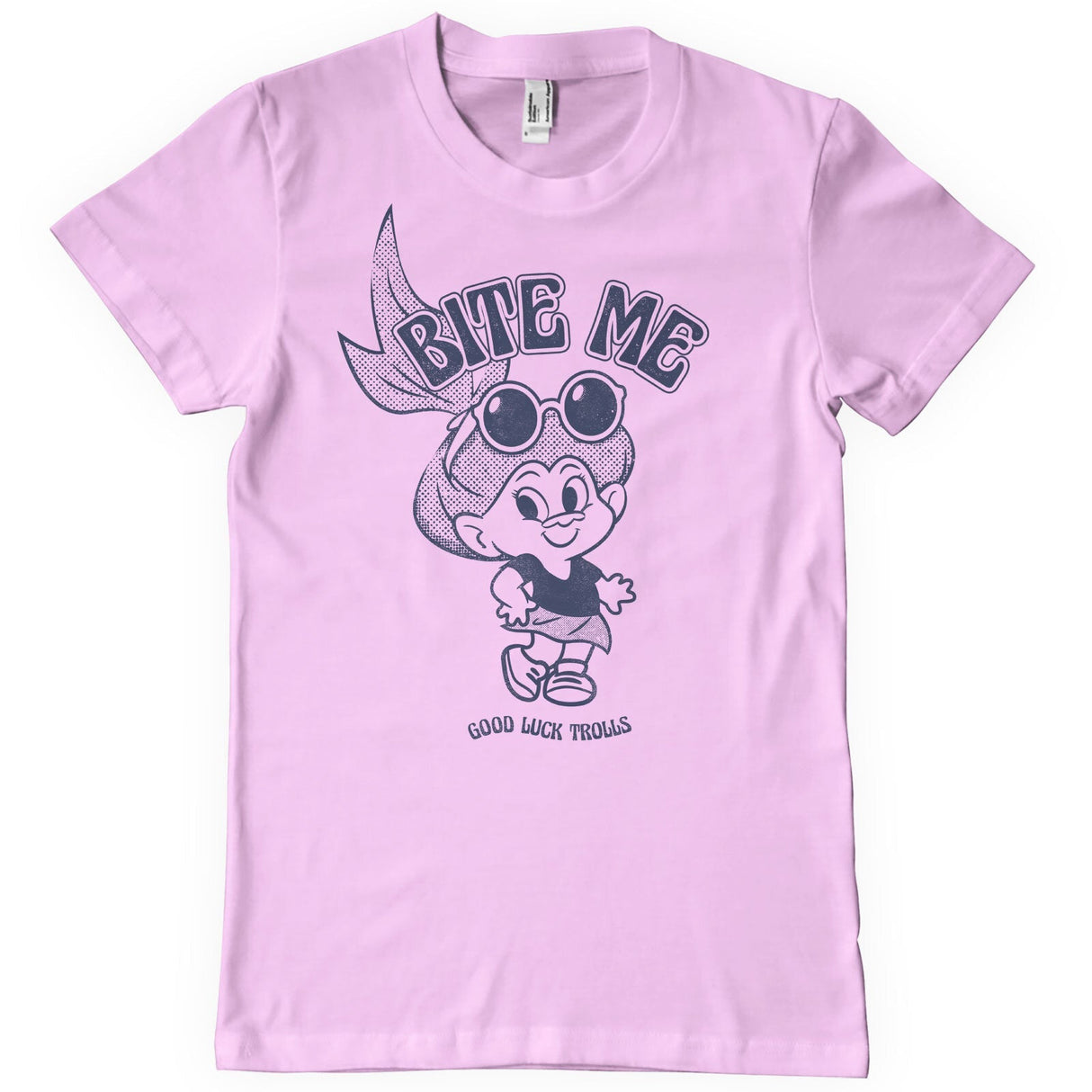 Good Luck Trolls - Bite Me Mens T-Shirt