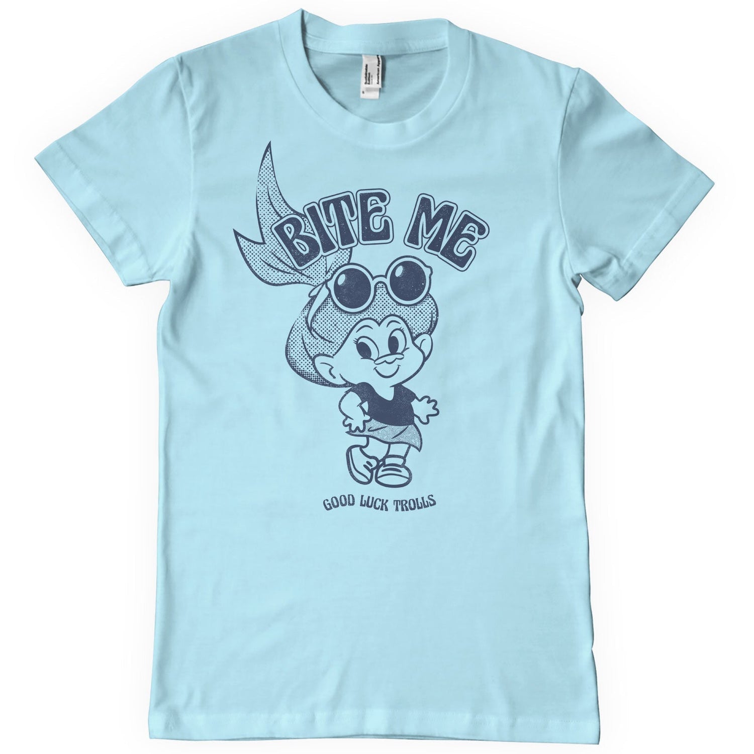 Good Luck Trolls - Bite Me Mens T-Shirt