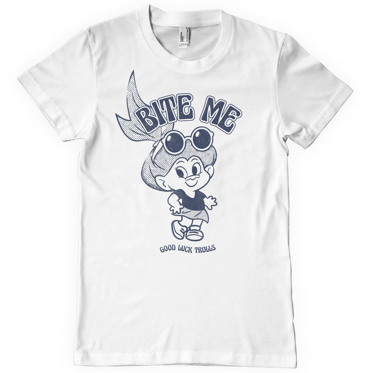 Good Luck Trolls - Bite Me Mens T-Shirt