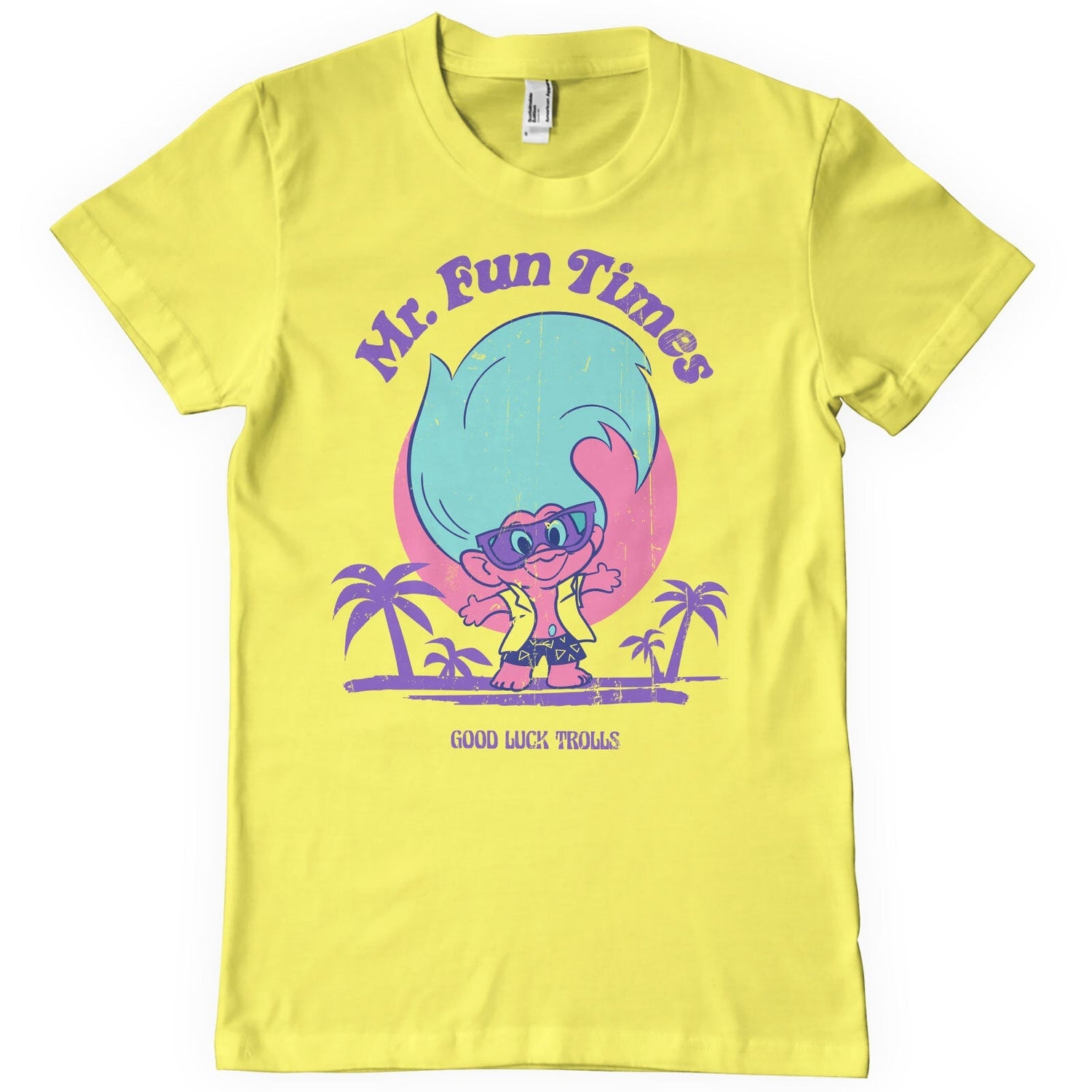 Good Luck Trolls - Mr Fun Times Mens T-Shirt