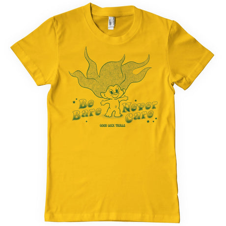 Good Luck Trolls - Be Bare Never Care Mens T-Shirt