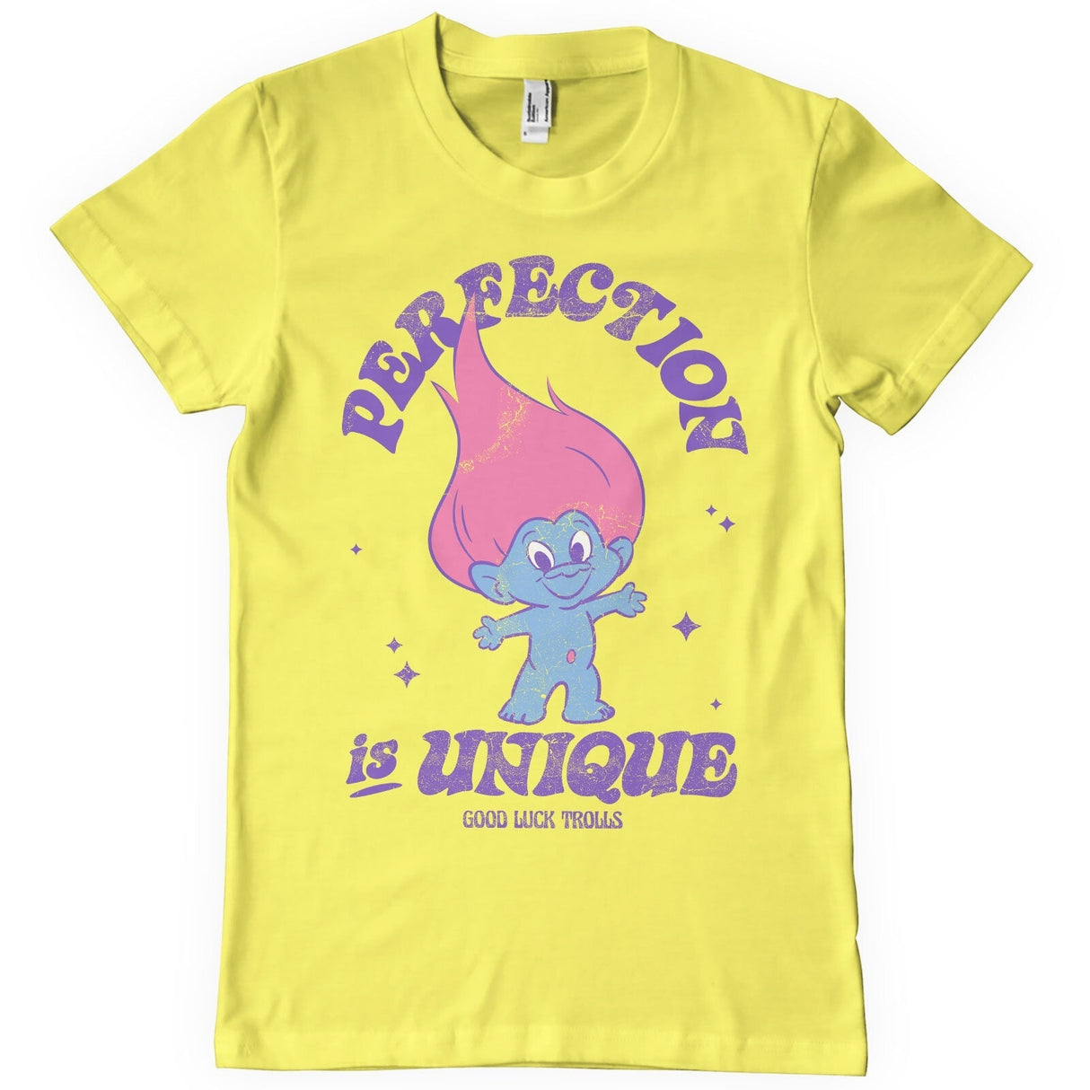 Good Luck Trolls - Perfection is Unique Mens T-Shirt