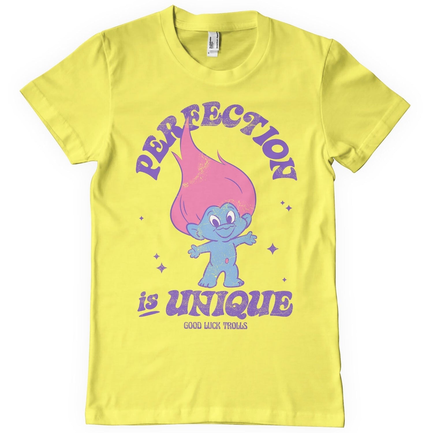 Good Luck Trolls - Perfection is Unique Mens T-Shirt