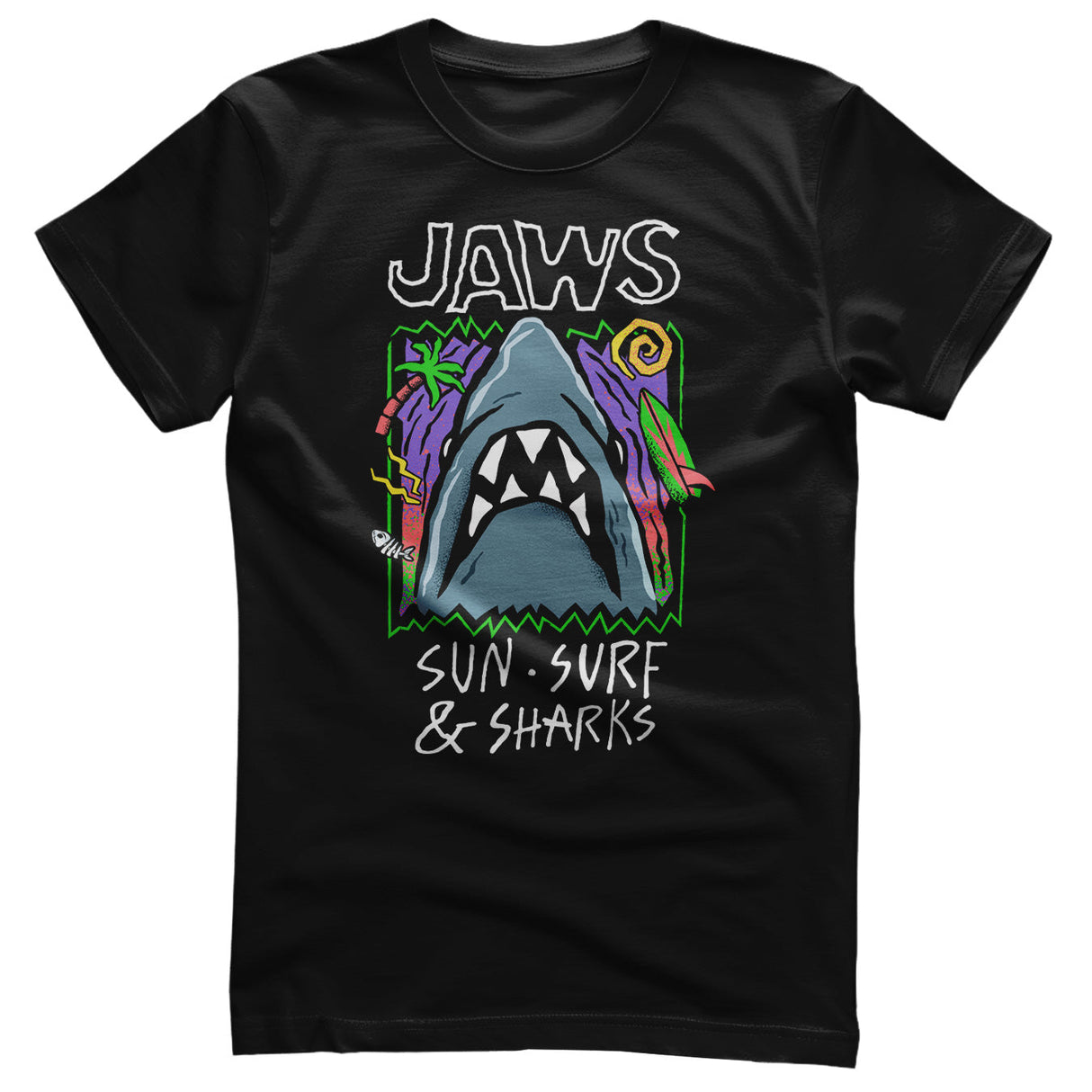JAWS - Sun Surf & Sharks Mens T-Shirt