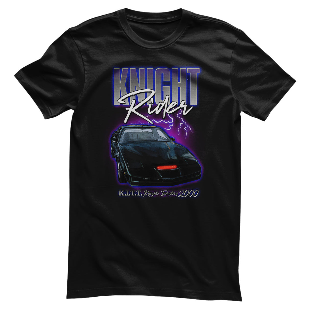 Knight Rider - Kight Rider Lightning K.I.T.T. Mens T-Shirt