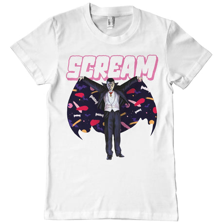 Universal Monsters - Dracula - Scream Mens T-Shirt