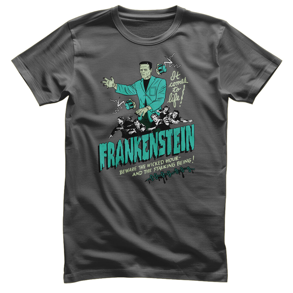 Universal Monsters - Frankenstein - Wicked Hour Mens T-Shirt
