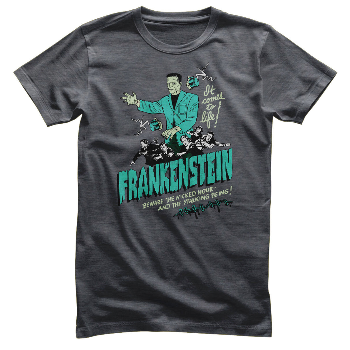 Universal Monsters - Frankenstein - Wicked Hour Mens T-Shirt