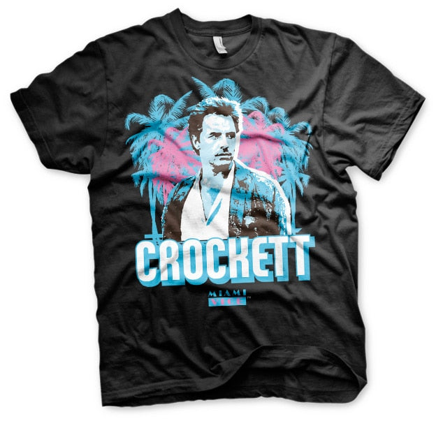 Miami Vice - Crockett Palms Mens T-Shirt