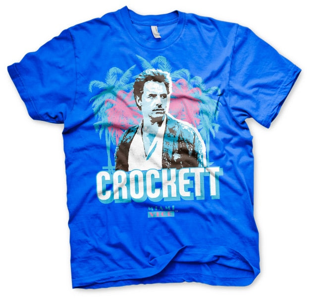 Miami Vice - Crockett Palms Mens T-Shirt