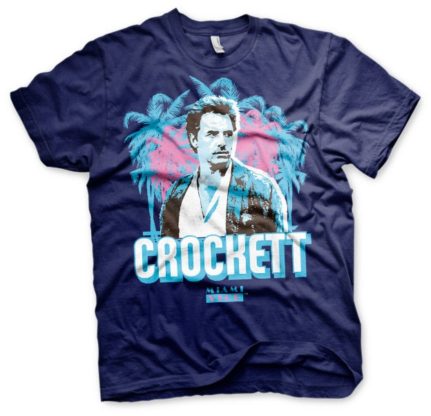 Miami Vice - Crockett Palms Mens T-Shirt