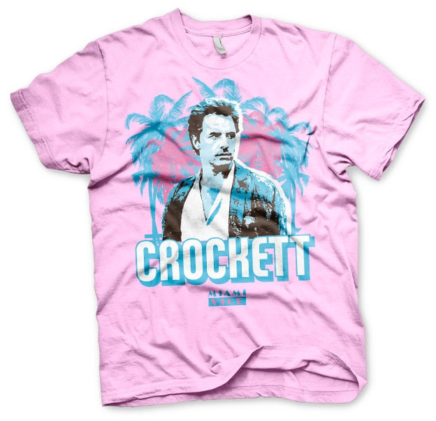 Miami Vice - Crockett Palms Mens T-Shirt