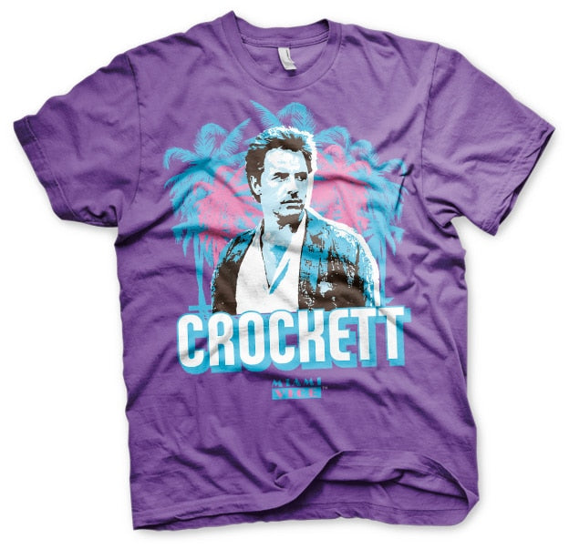 Miami Vice - Crockett Palms Mens T-Shirt