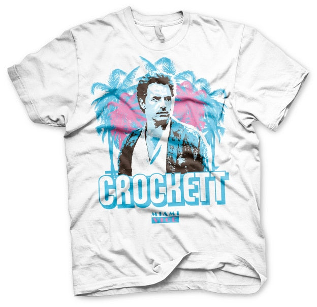 Miami Vice - Crockett Palms Mens T-Shirt