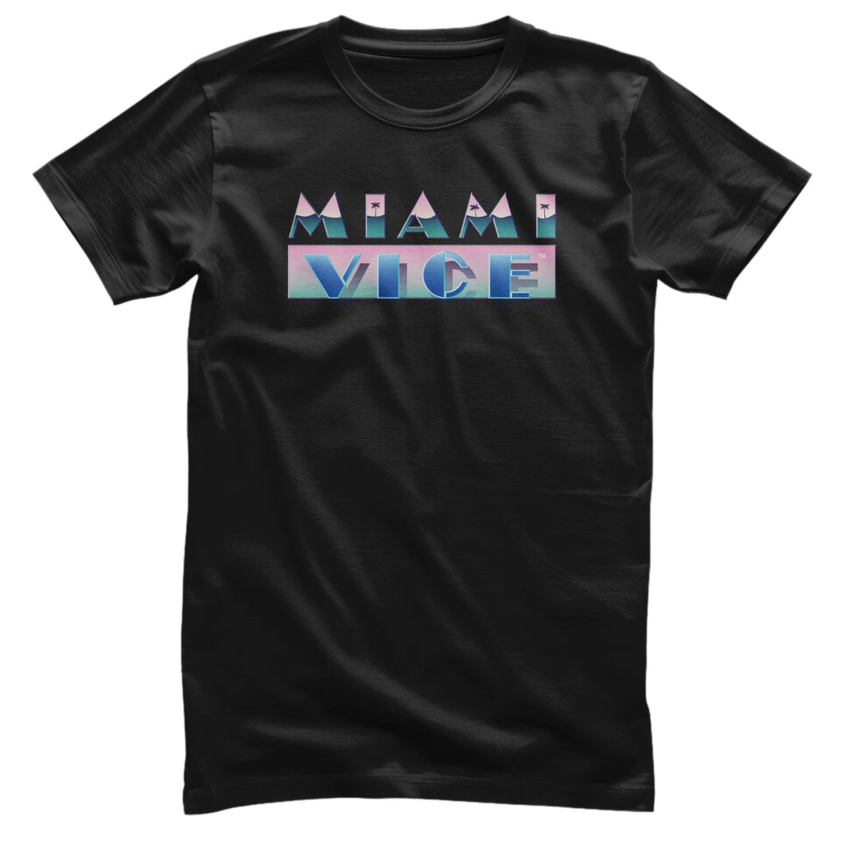 Miami Vice - Airbrush Logo Mens T-Shirt