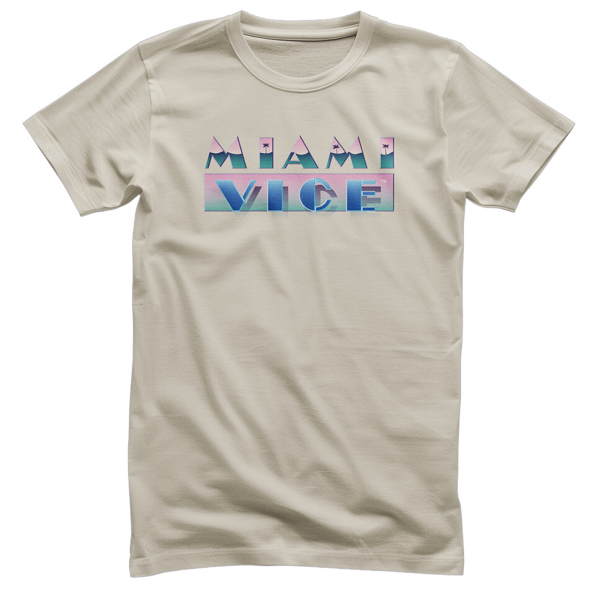 Miami Vice - Airbrush Logo Mens T-Shirt