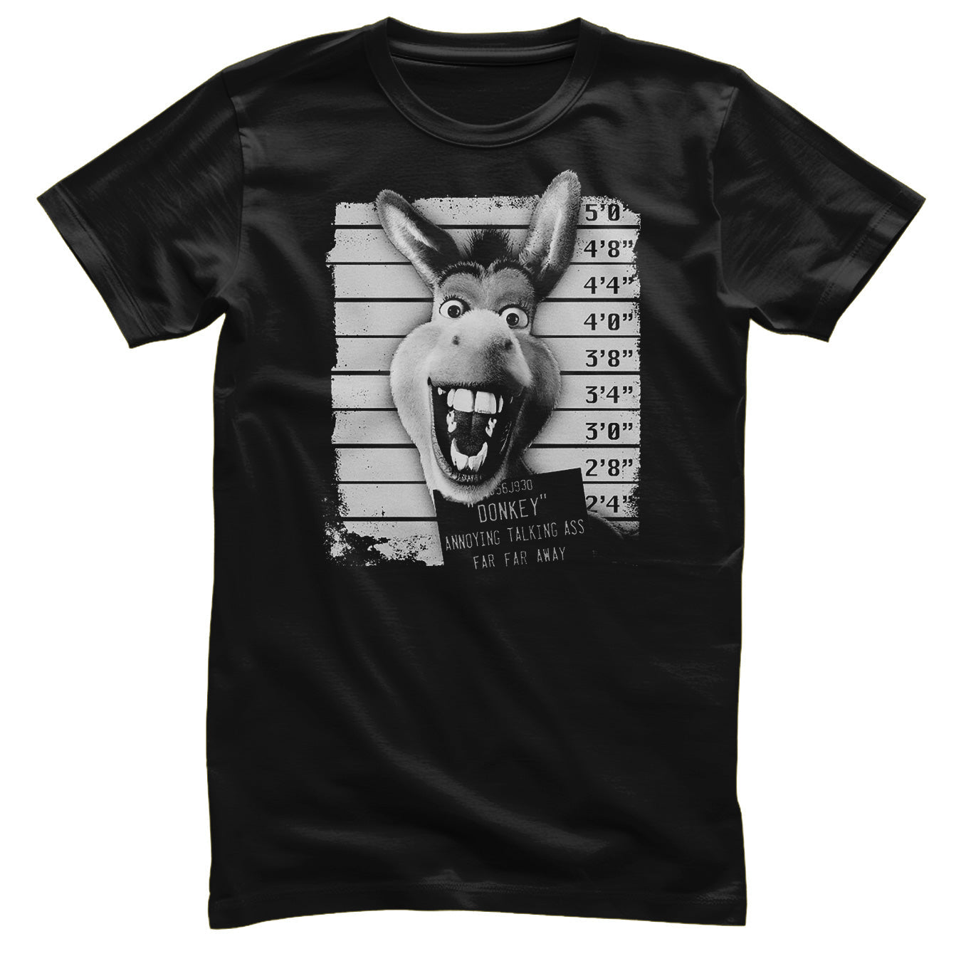 Shrek - Donkey MugShot Mens T-Shirt