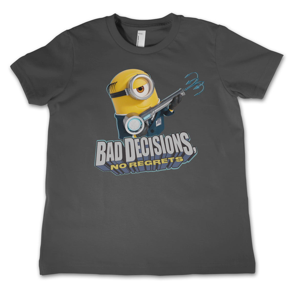 Minions - Bad Decisions No Regrets Kids T-Shirt