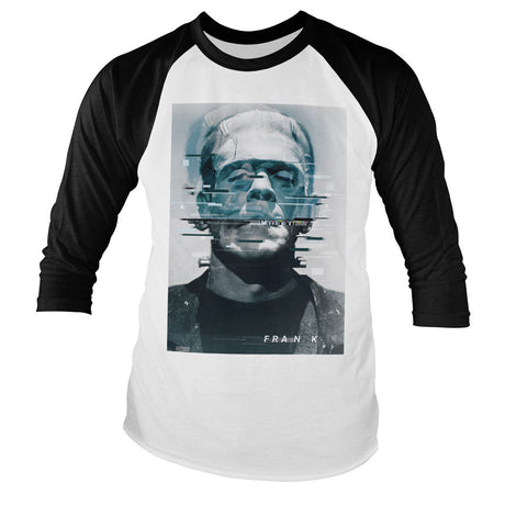 Universal Monsters - Frankenstein Bad Signal Baseball Long Sleeve T-Shirt