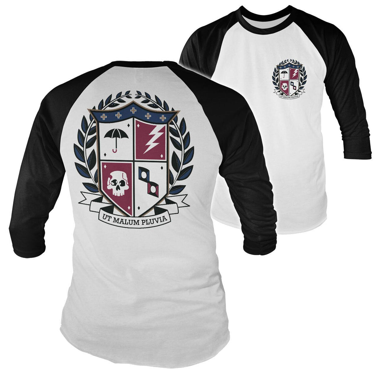 The Umbrella Academy - Ut Malum Pluva Shield Baseball Long Sleeve T-Shirt