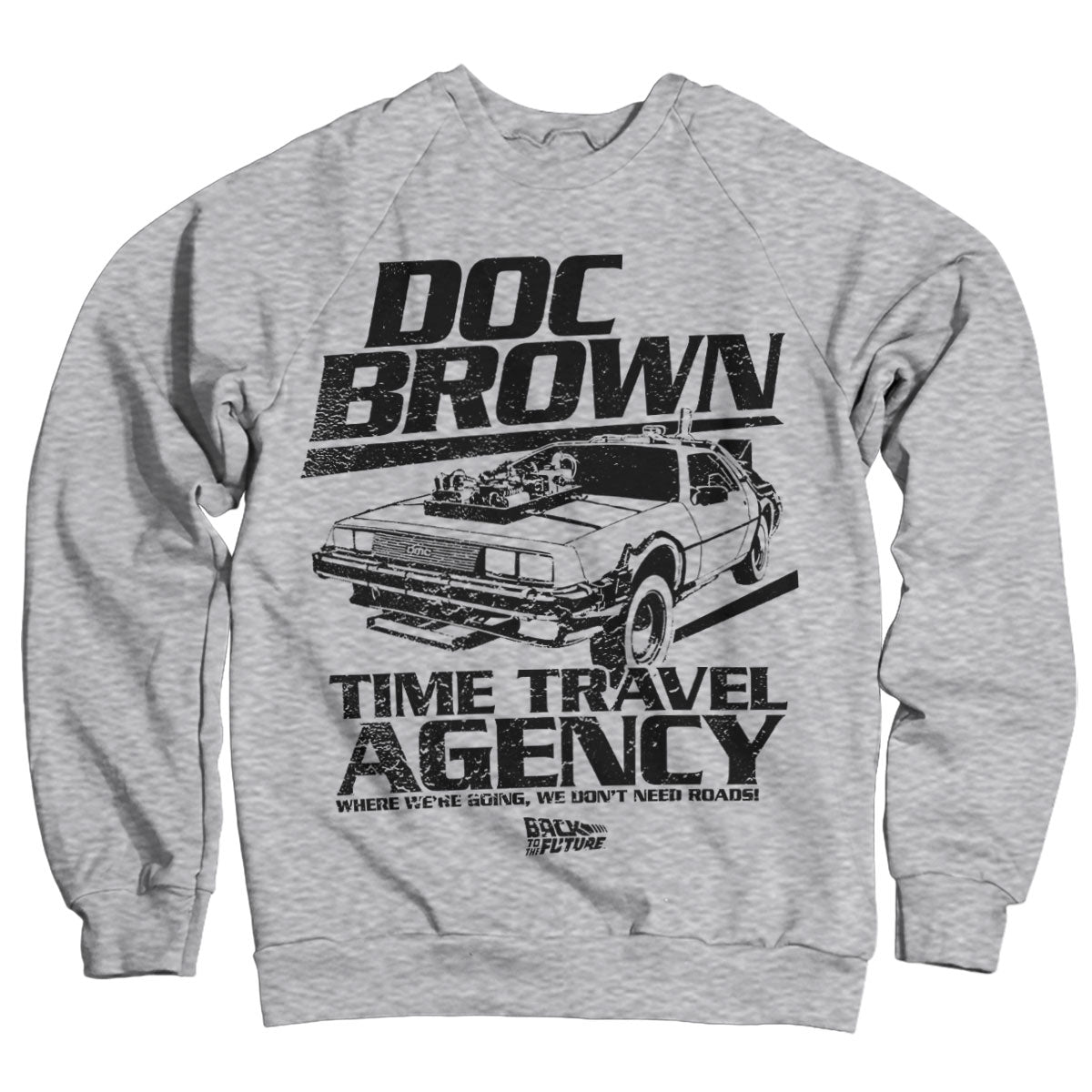 Back to the Future - Doc Brown Time Travel Agency Sweatshirt