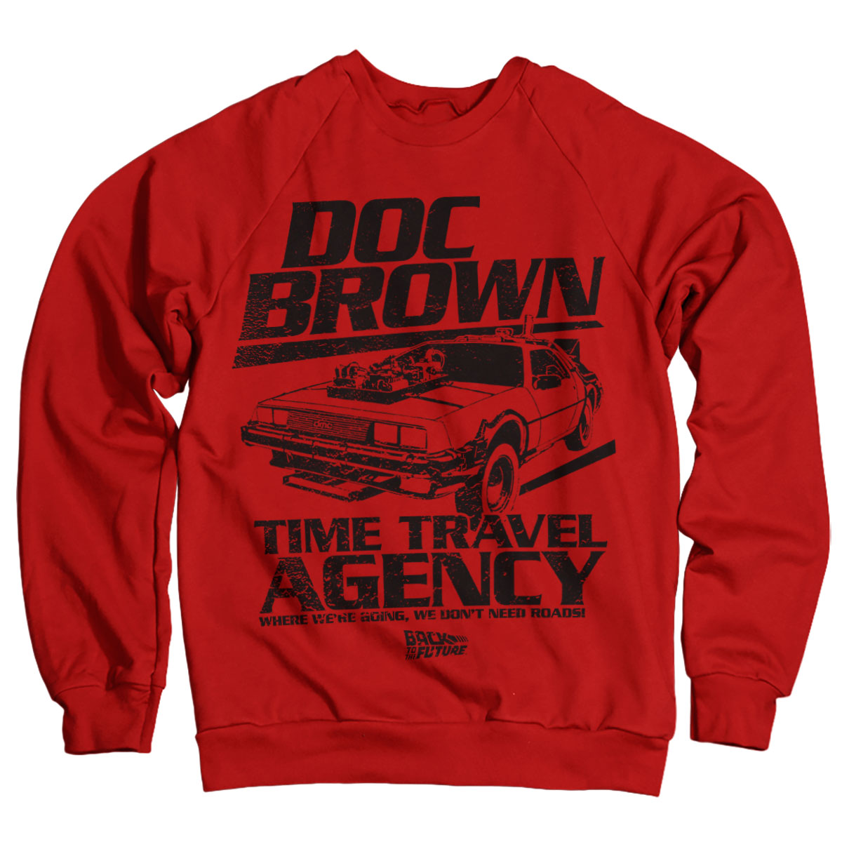 Back to the Future - Doc Brown Time Travel Agency Sweatshirt