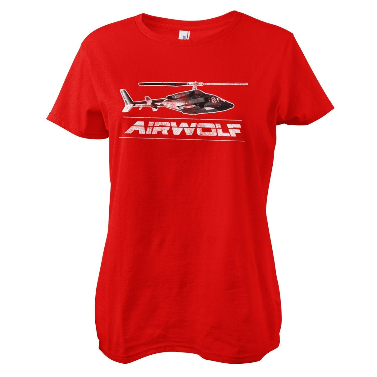 Airwolf - Distressed Women T-Shirt