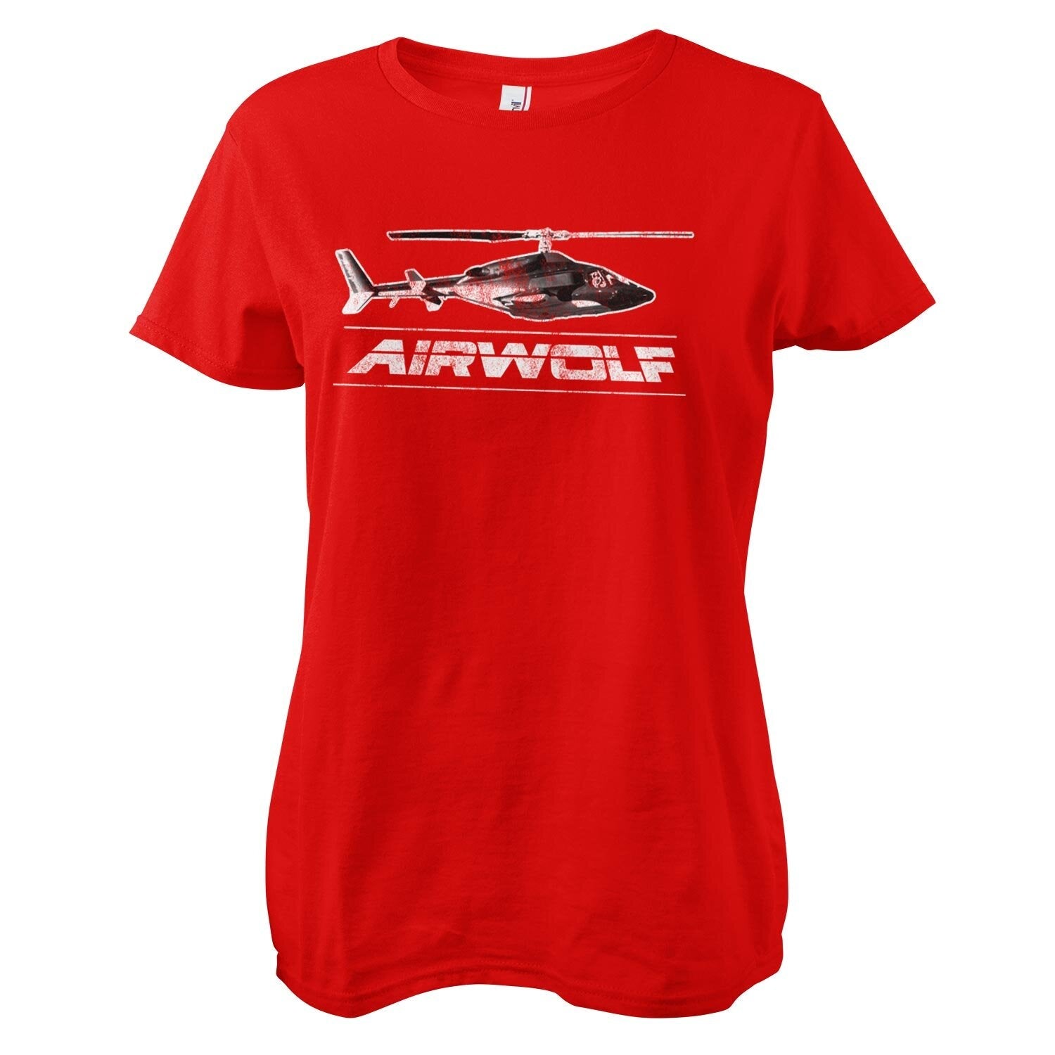Airwolf - Distressed Women T-Shirt