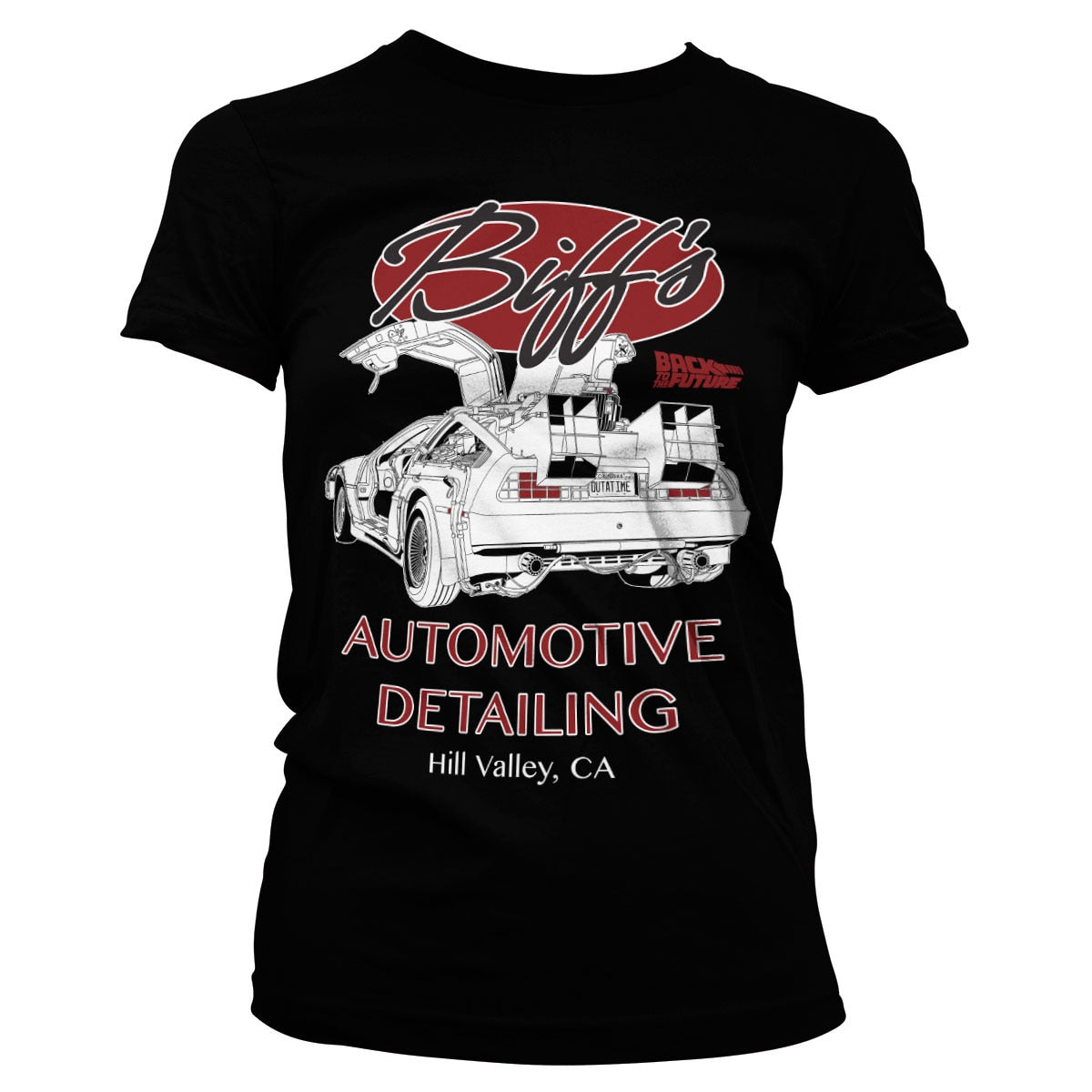 Back to the Future - Biff's Automotive Detailing Women T-Shirt